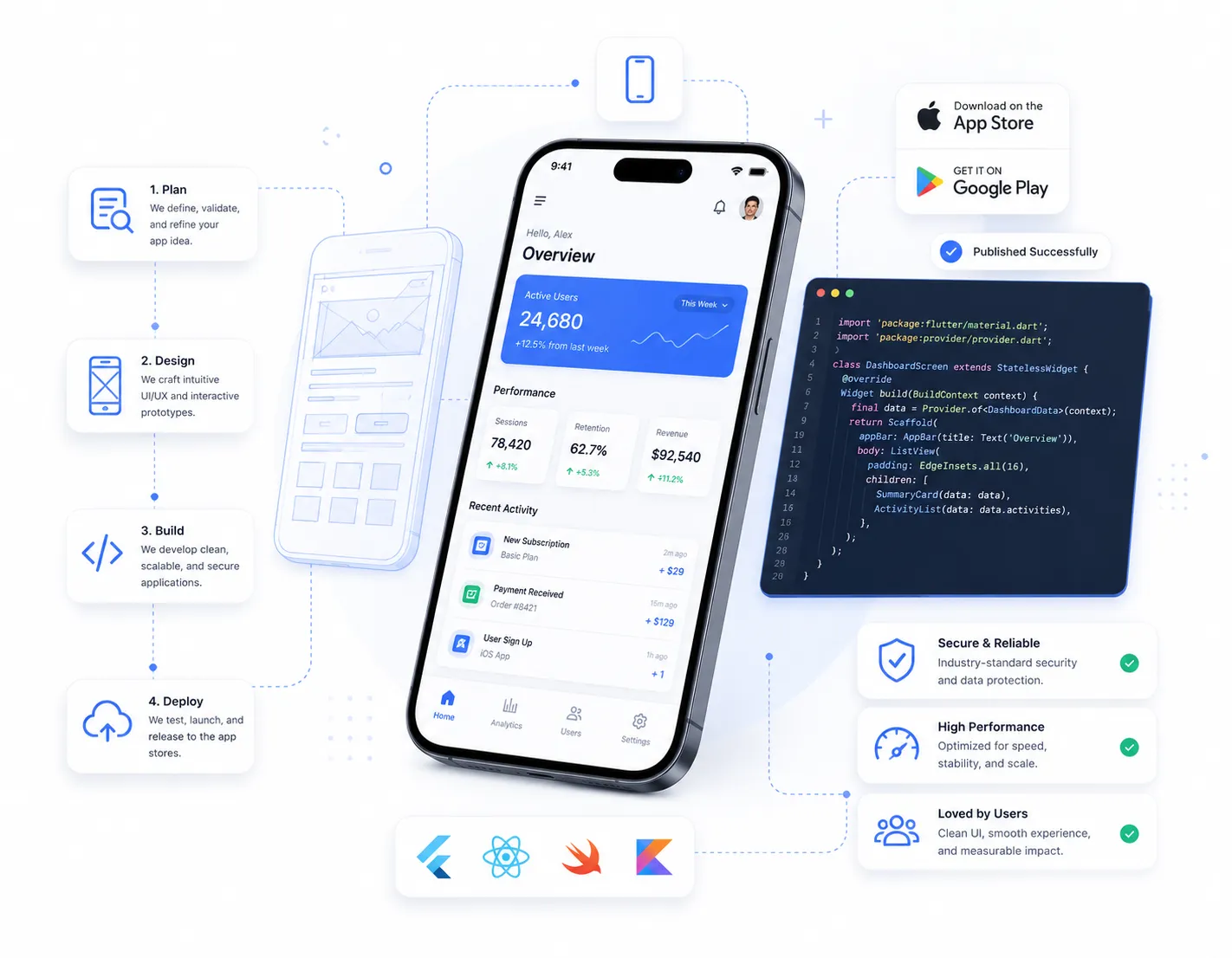 App Development illustration